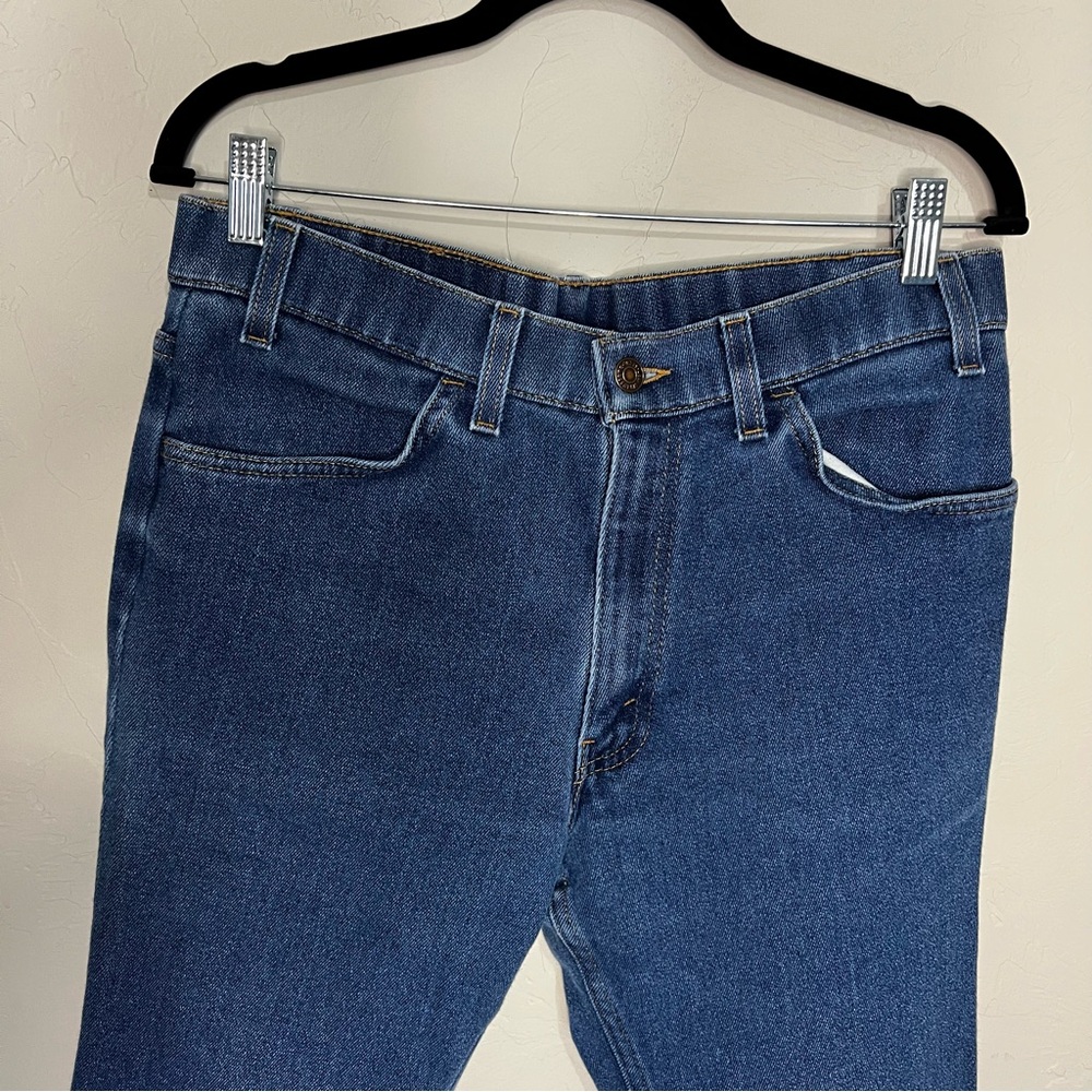 Levi's Vintage 90’s Action Orange Tab High Rise Crop Straight Denim Jeans‎ - Picture 3 of 12